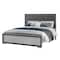 Global Furniture Usa AMELIA-GREY/BLACK-KB W/LED 6230 - alternate 1